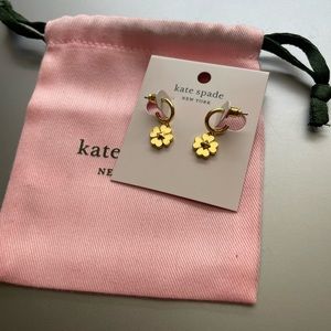 NWT Kate Spade Clover Earrings - Gold